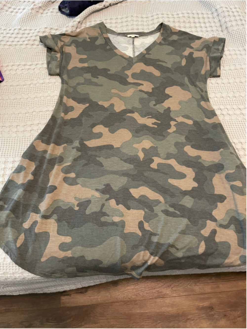 Women's Sweet Lovely by Jen Camo dress Size L Y2K streetwear